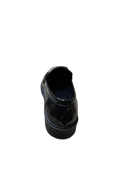 miçe shoes Kadın Rugan Tokalı Babet - Resim 5