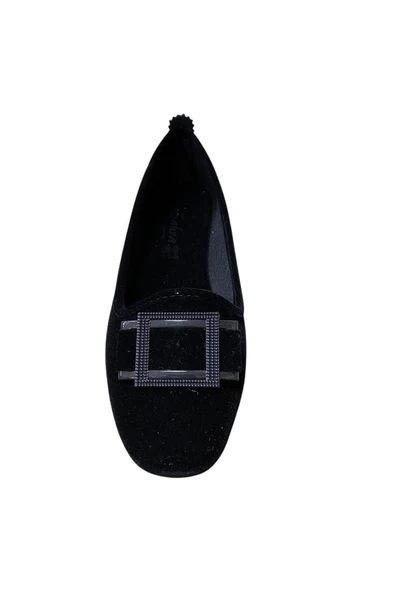 güven kundura Kadın Ev İçi  Süet Babet - 11