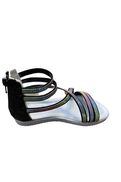 AYSU Kız Çocuk Işıltılı Yazlık Sandalet - Resim 9