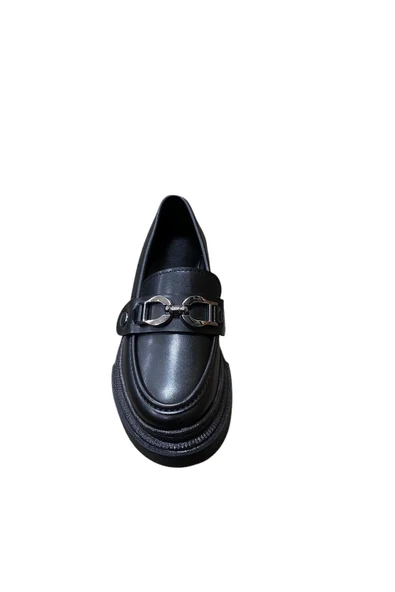 miçe shoes Kadın Kalın Taban Tokalı Babet - 5