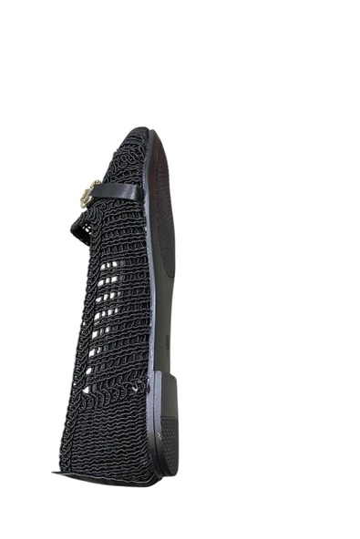 güven kundura Kadın Taşlı Süet Babet - Resim 6