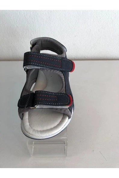 Alibo Çocuk Hakiki Deri Ortepedik Sandalet - Resim 2