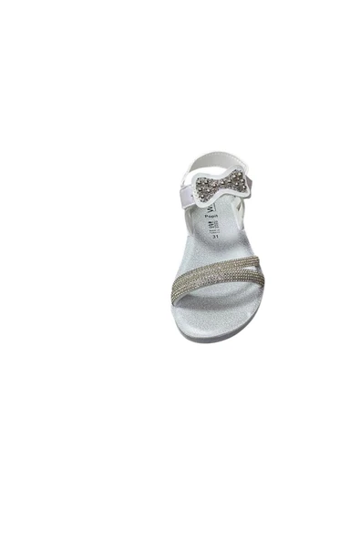 Akım Kız Çocuk Taşlı Yazlık Sandalet - 12