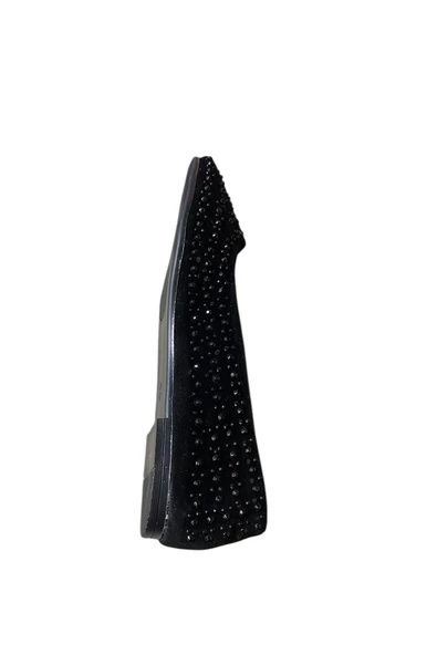 güven kundura Kadın Taşlı Süet Babet - Resim 3