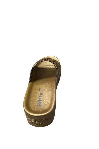 Witta Kadın Dolgu Topuk Taşlı Terlik - Resim 4