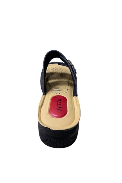 Serra Kadın Dolgu Topuk Yazlık Terlik - Resim 4