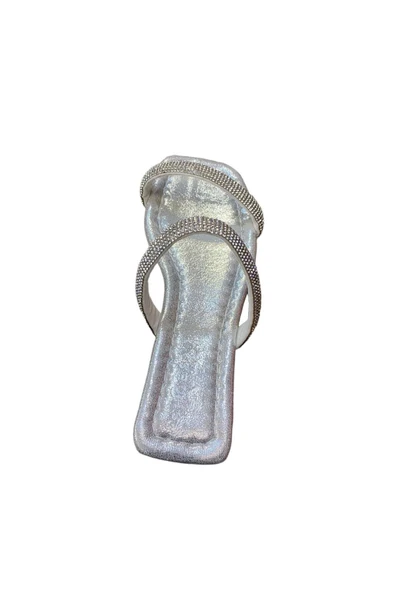 Ayder Kadın Düz Taşlı Terlik - Resim 10