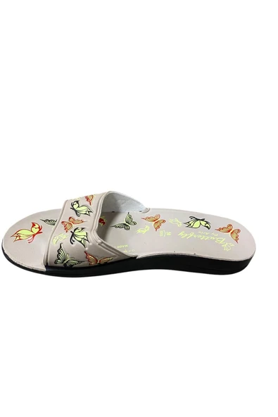 güven kundura Kadın Düz İnce Taban Terlik - Resim 8