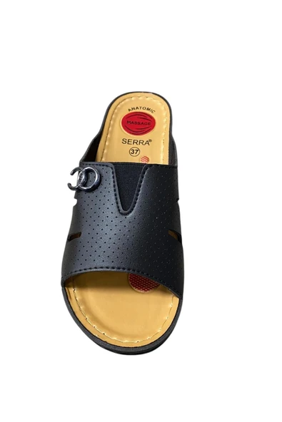 Serra Kadın Yazlık Dolgu Topuk Taşlı Terlik - Resim 10