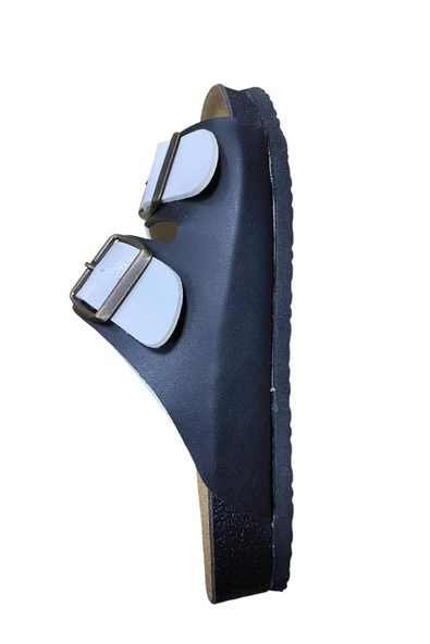 Poliva Kadın Çift Toka Terlik - Resim 2