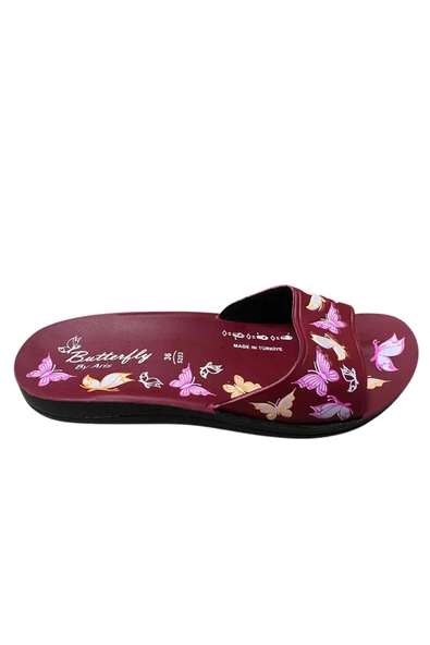 güven kundura Kadın Düz İnce Taban Terlik - Resim 5