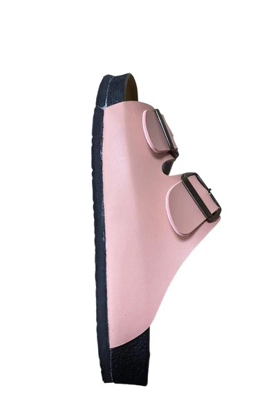 Poliva Kadın Çift Toka Terlik - Resim 8