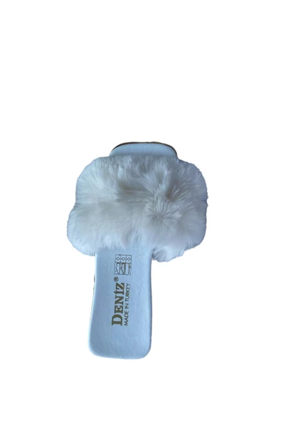 DENİZ Kadın Tüylü Terlik - Resim 8