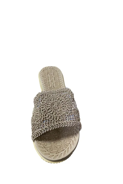 Bruno Kadın Düz Kalın Tabanlı Triko Terlik - Resim 4