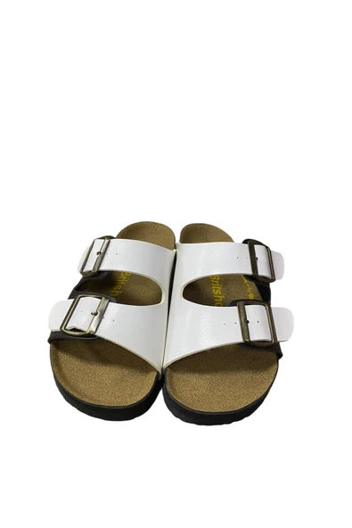 Poliva Kadın Çift Toka Terlik - Resim 3