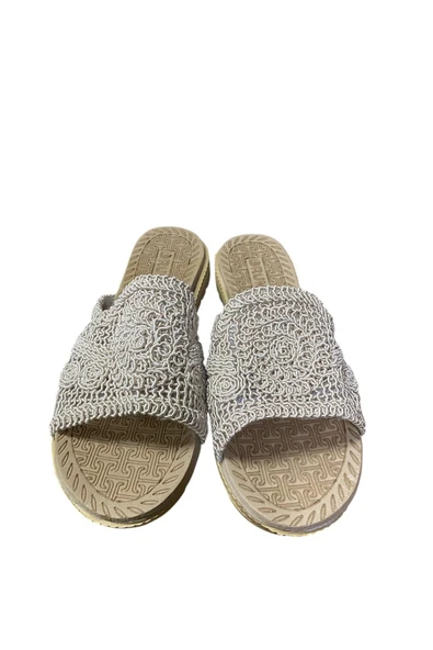 Bruno Kadın Düz Kalın Tabanlı Triko Terlik - Resim 8