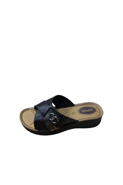 BY ARİS Kadın Dolgu Topuklu Terlik ürün görseli