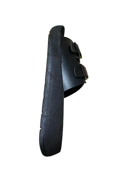 güven kundura Kadın Çift Tokalı Terlik - Resim 2