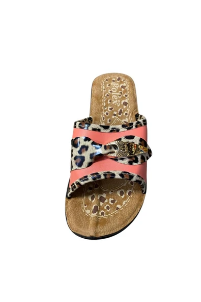 POLEX Kadın Kalın Taban Leoparlı Terlik - Resim 5