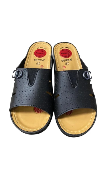 Serra Kadın Yazlık Dolgu Topuk Taşlı Terlik - Resim 11