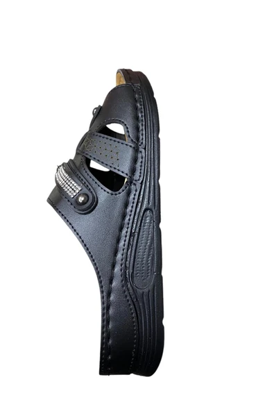 Serra Kadın Yazlık Dolgu Topuk Taşlı Terlik - Resim 2