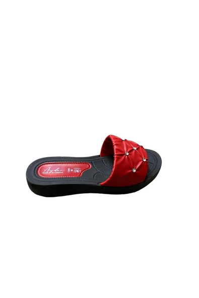 Ayder Kadın Düz Taşlı Terlik - Resim 3