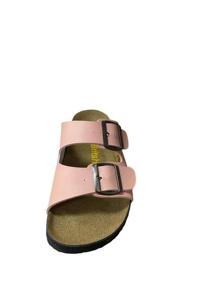 Poliva Kadın Çift Toka Terlik - Resim 7