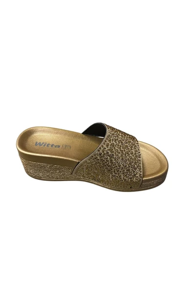 Witta Kadın Dolgu Topuk Taşlı Terlik ürün görseli