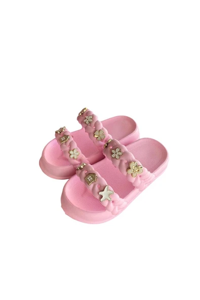 güven kundura Kız Çocuk Taşlı Terlik - Resim 11