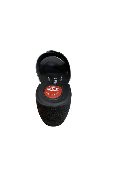 Merkür Kadın Leopar Dolgu Topuk Terlik - Resim 2