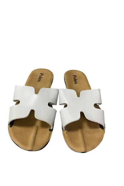 POLEX Kadın Düz İnce Taban H modeli Terlik - Resim 7