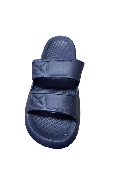 güven kundura Yazlık Eva Çift Bantlı Terlik - Resim 4