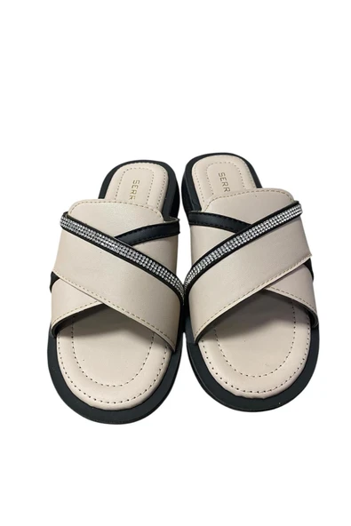 Serra Kadın Düz Taban Yazlık Terlik - Resim 6