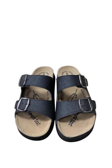 Serra Terlik Çift Bantlı Düz Taban - Resim 6