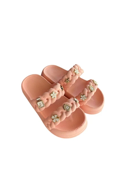 güven kundura Kız Çocuk Eva Taşlı Terlik ürün görseli