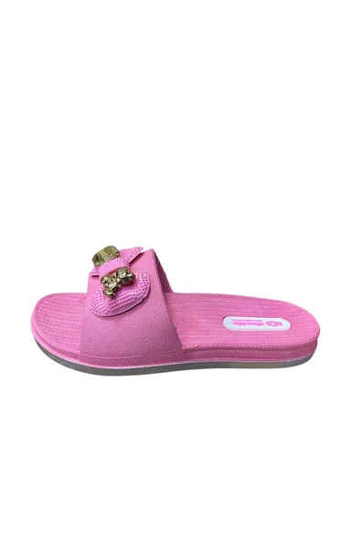 güven kundura Kadın Düz Kaymaz Taban Plastik Terlik - Resim 5