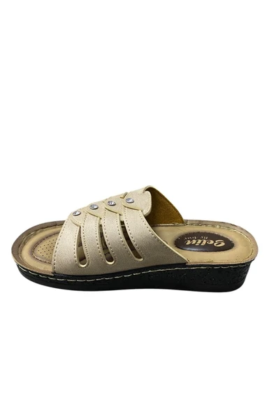 AVOX Kadın Düz Taban Taşlı Terlik - Resim 2