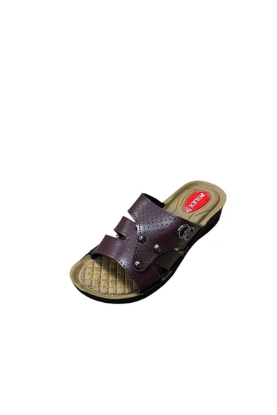 BY ARİS Kadın Dolgu Topuklu Terlik - Resim 8