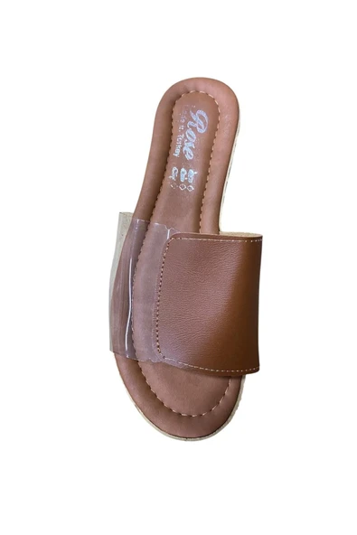 Rose Kadın Düz İnce Taban Şeffaflı Terlik - Resim 8