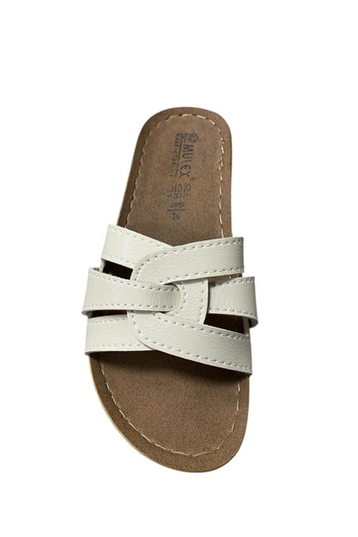 MULEX Kadın Düz Taban Yazlık Terlik - Resim 8