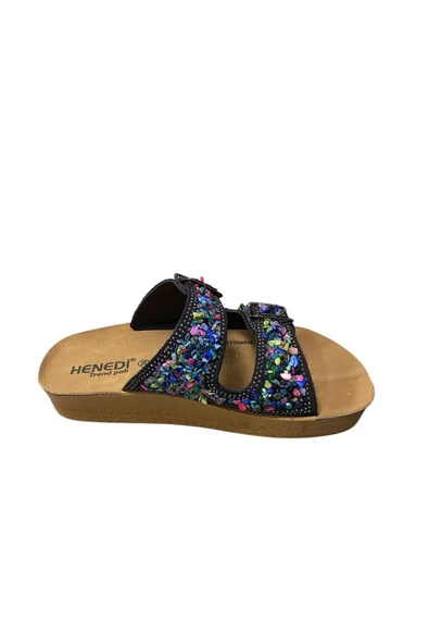 henedi Kadın Taşlı Terlik - Resim 9
