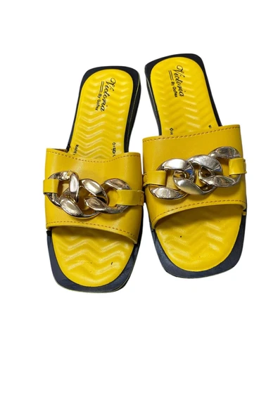 güven kundura Kadın Düz İnce Taban Tokalı Terlik ürün görseli