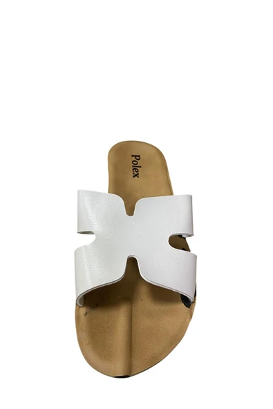 POLEX Kadın Düz İnce Taban H modeli Terlik - Resim 8