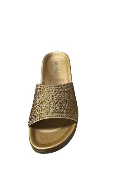 Witta Kadın Dolgu Topuk Taşlı Terlik - Resim 5