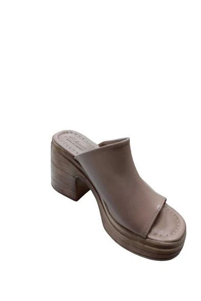 MİSS BEYZA Kadın Kalın Taban Terlik - Resim 2