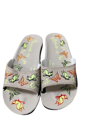 güven kundura Kadın Düz İnce Taban Terlik - Resim 6