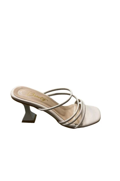 Beauty Kadın İnce Kadeh Topuklu Terlik - Resim 3