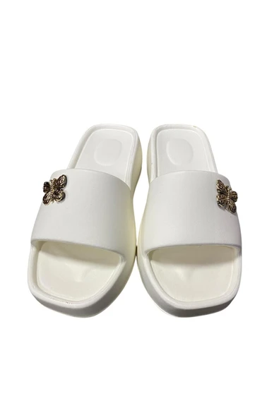 monapicco Kadın  Kalın Taban  Eva Taşlı Terlik - Resim 7