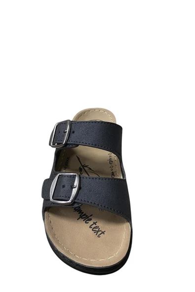 Serra Terlik Çift Bantlı Düz Taban - Resim 3