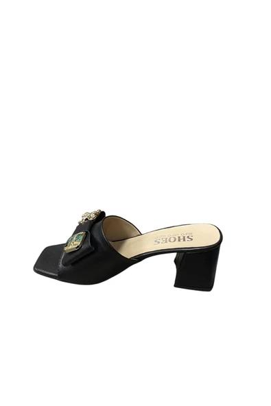 Shoes Kadın Topuklu Terlik - Resim 7